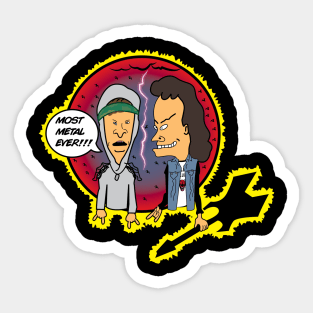 Heavy Metal Friends Sticker